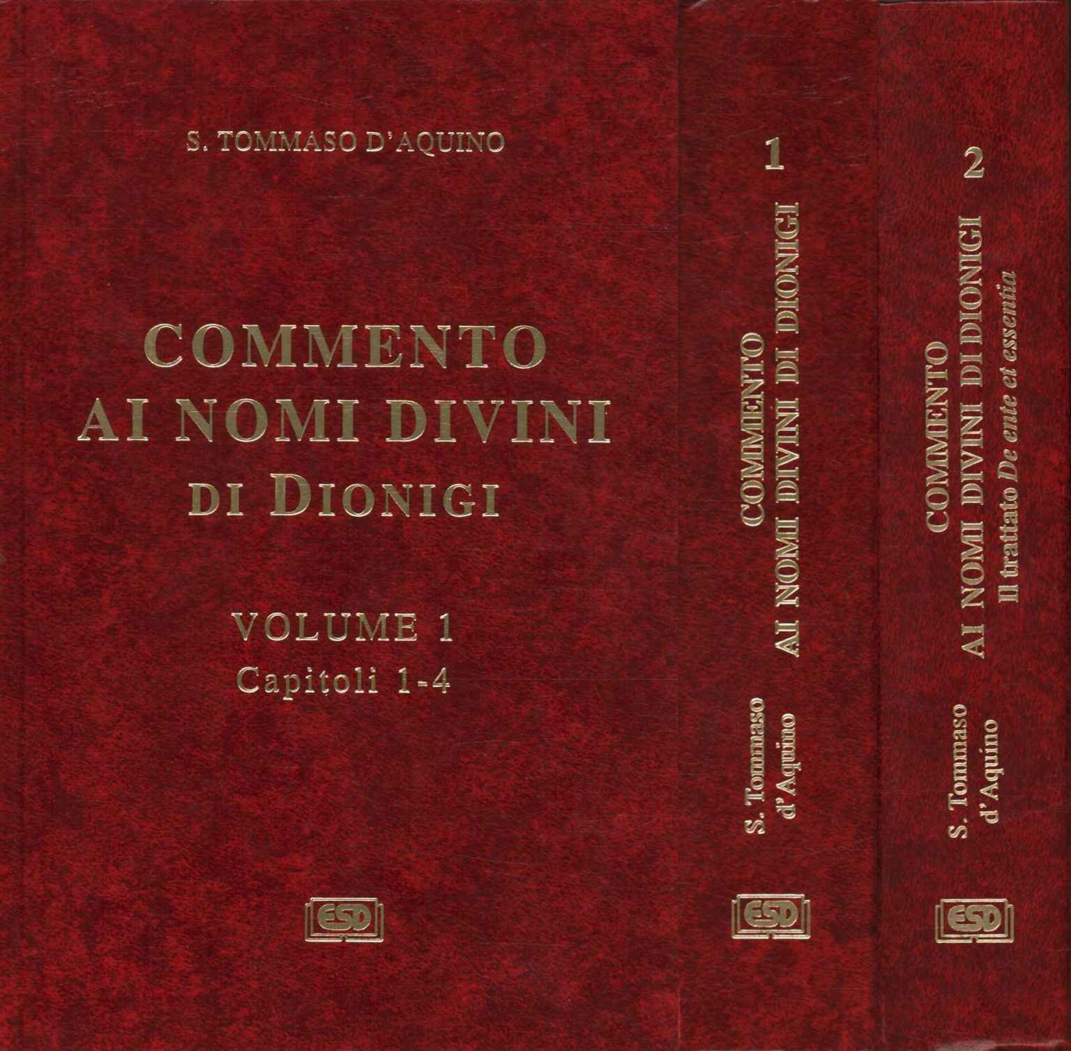 Commento ai nomi divini di Dionigi (2%,Commento ai nomi divini di Dionigi (2%