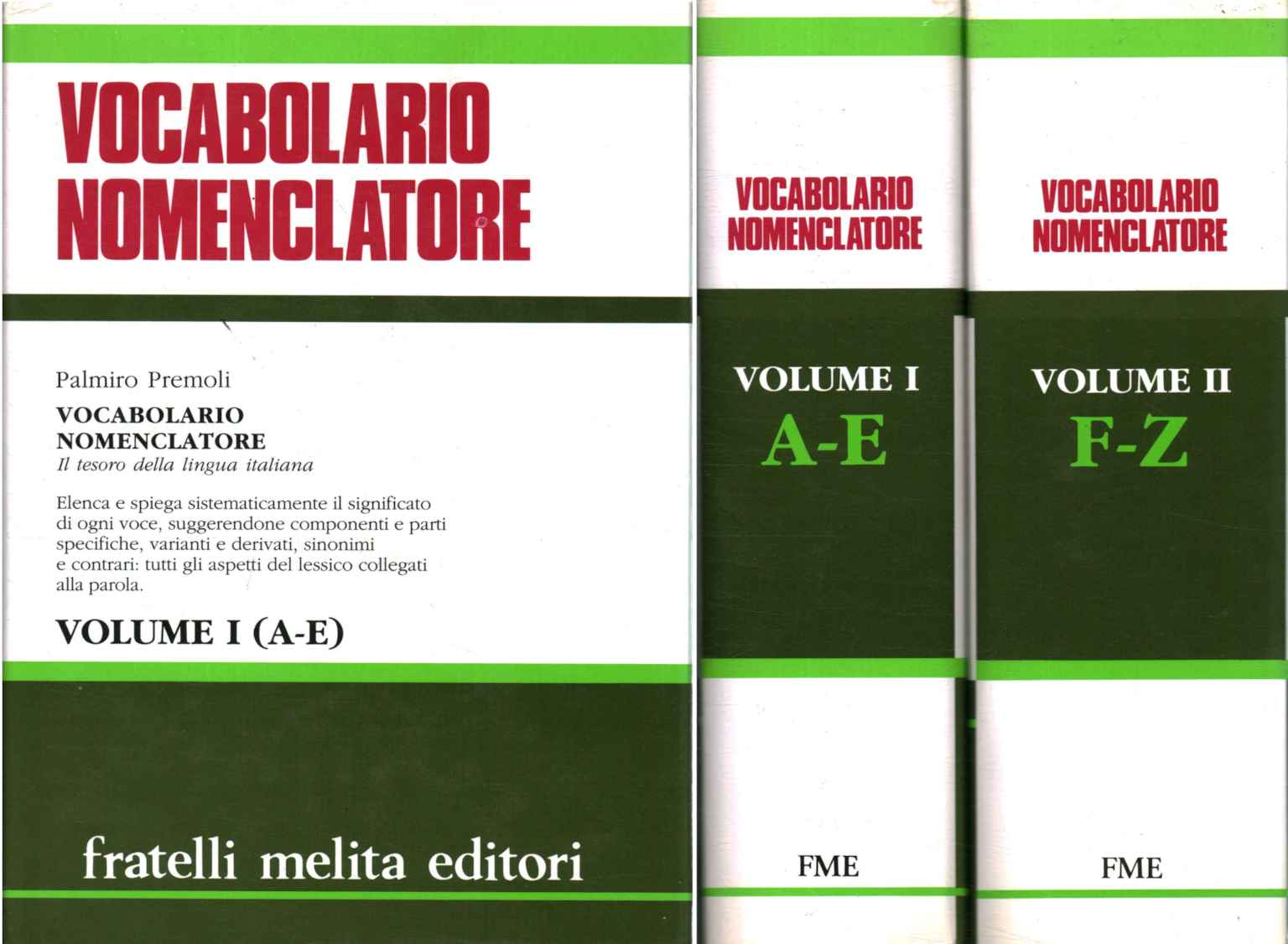 Vocabulary nomenclature (2 Volumes)