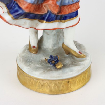 Paire de figurines en porcelaine Capodim