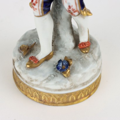 Paire de figurines en porcelaine Capodim