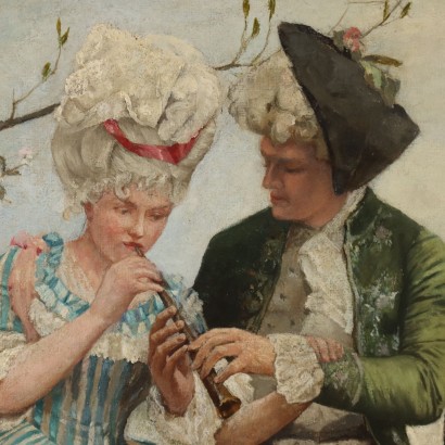 Painting by Lambert Von Babo, Courtship Scene, Lambert Von Babo, Lambert Von Babo, Lambert Von Babo, Lambert Von Babo, Lambert Von Babo, Lambert Von Babo