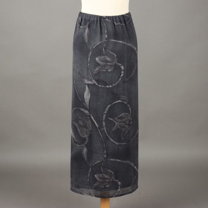 PierAntonio Gaspari Floral Longuette Skirt