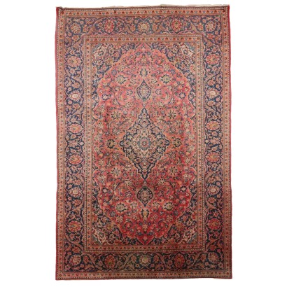 Tapis Keshan Ancien Coton Noeud Gros Iran 310 x 197 cm