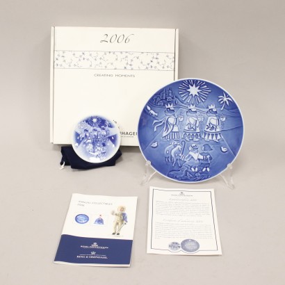 Royal Copenhagen Christmas Plate Child,The Three Kings,Ingrid Jensen,Ingrid Jensen,Ingrid Jensen,Ingrid Jensen