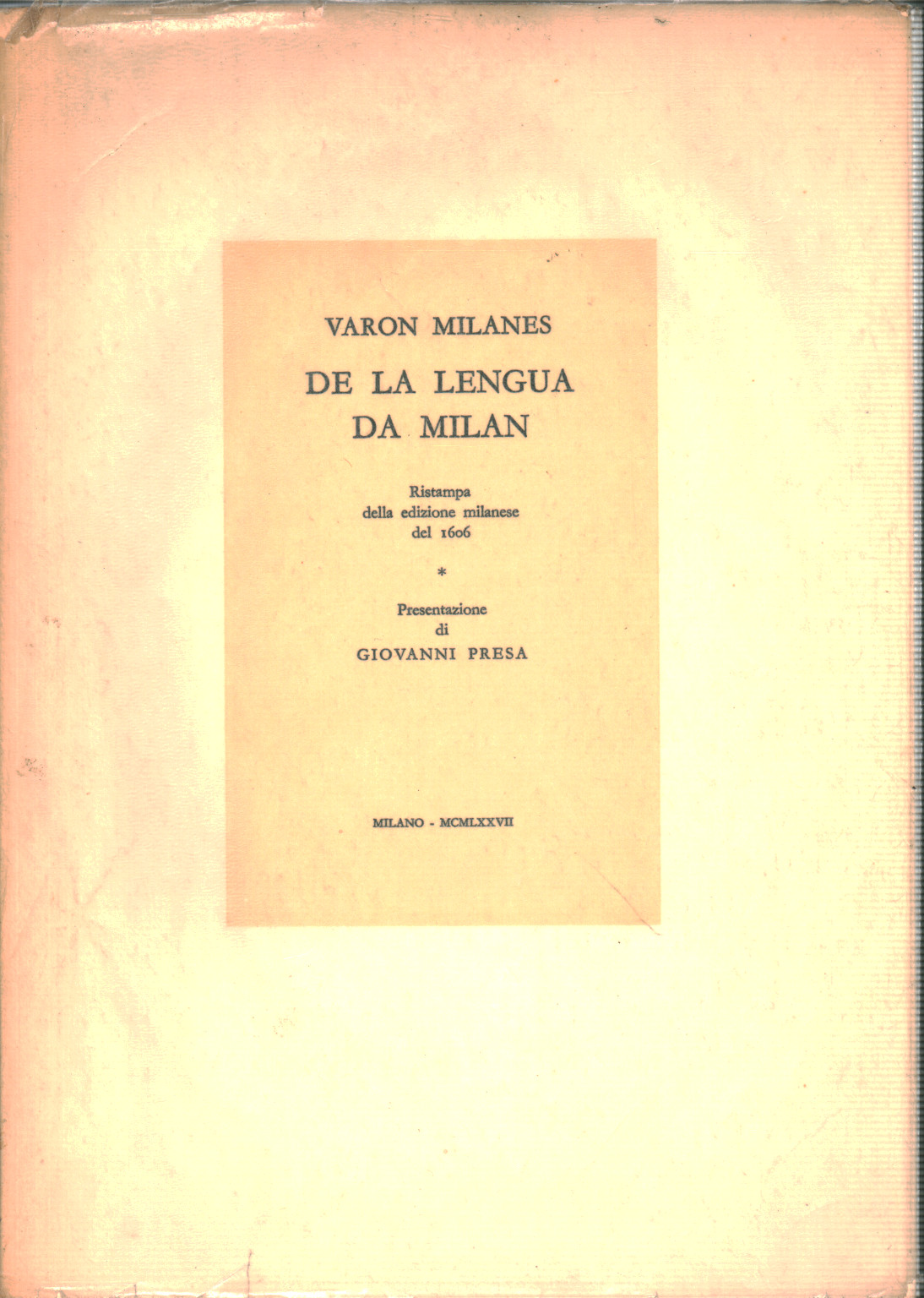 De la lengua de Milán