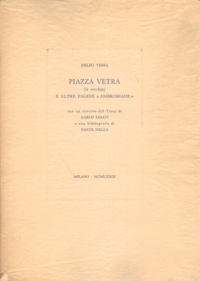 Piazza Vetra (l'ancienne) et autres pages