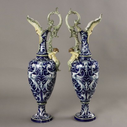 Pair of Neo-Renaissance Amphorae