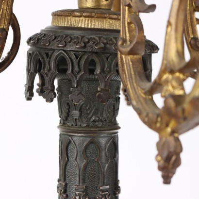 Coppia di Candelabri Neogotici