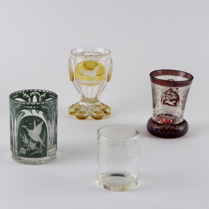 Antique Glasses Various Manufactures and Colours XIX-XX Century