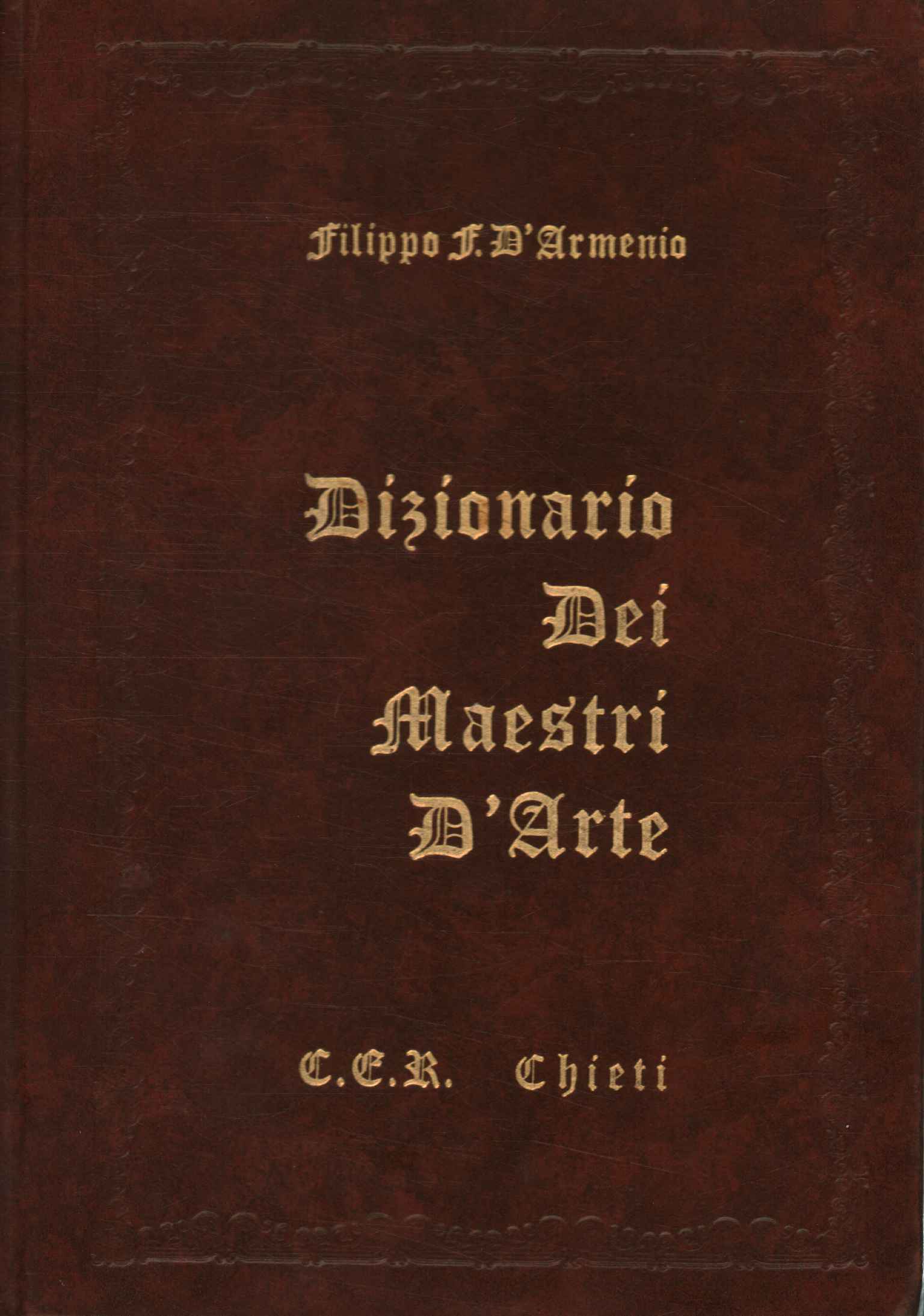 Dictionnaire des maîtres d'art