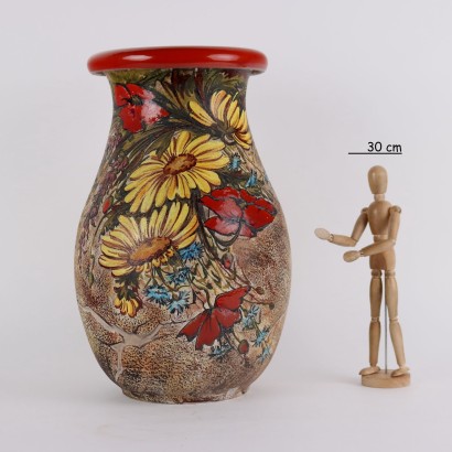 Vase V. Mazzotti Albisola Manufacture