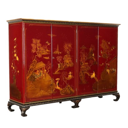 Kleiderschrank im Chinoiserie-Stil