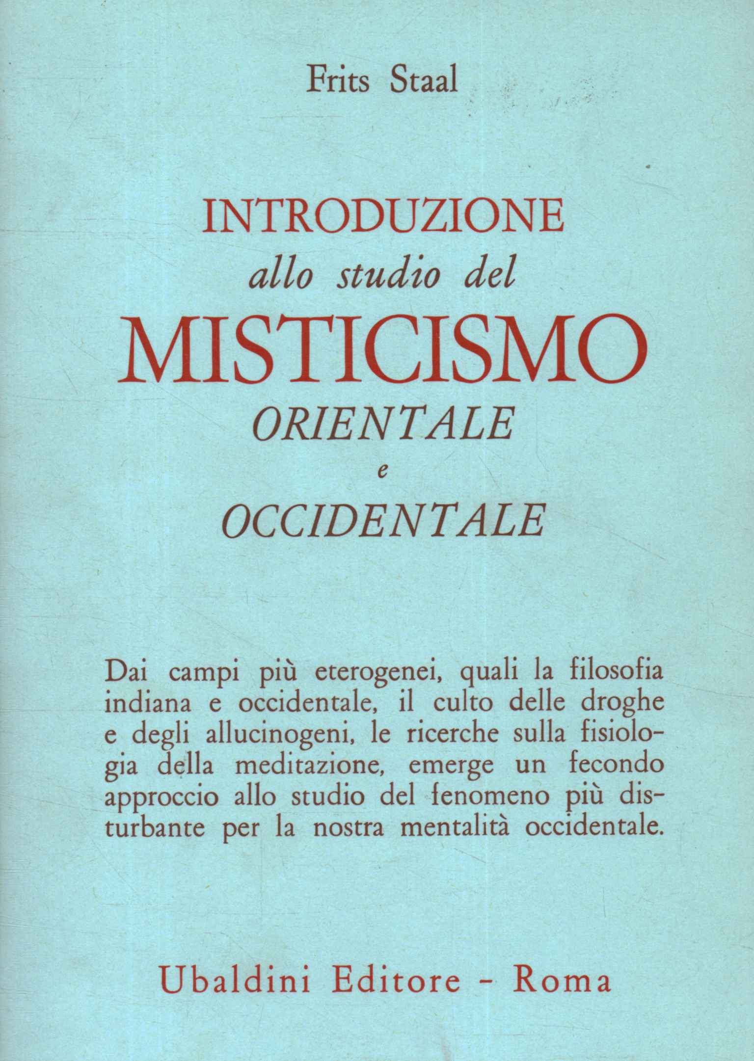 Introduction à l'étude du mysticisme