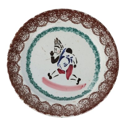 Ceramic Plate Venetian Manufacture