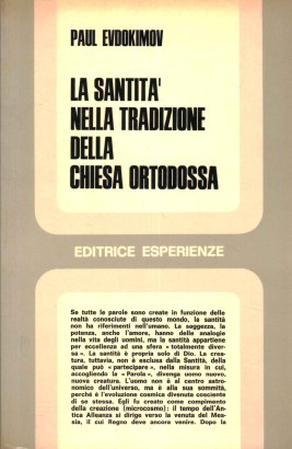 La santità nella tradizione della chiesa ortodossa