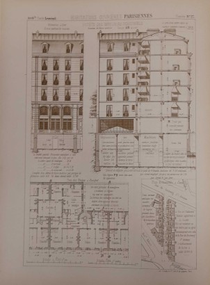 nur Albumplanches (Taf. 3-4 fehlt), Leshabitations ouvrières en tous S