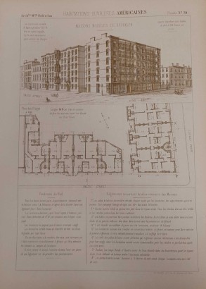 Album planches seulement (manque pl.3-4), Les habitations ouvrières en tous p