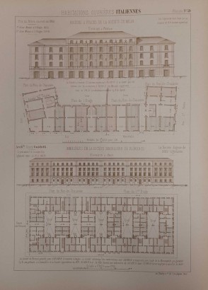 nur Albumplanches (Taf. 3-4 fehlt), Leshabitations ouvrières en tous S