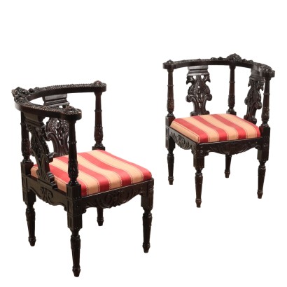 Pair of Neo-Renaissance Chairs