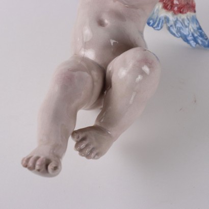 Putto en mayólica