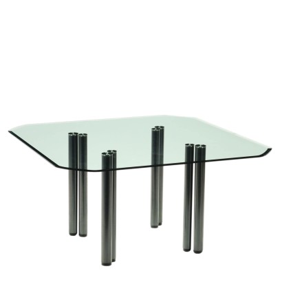 Zanotta Eta Beta Table Vintage Design Marco Zanuso Années 70-80