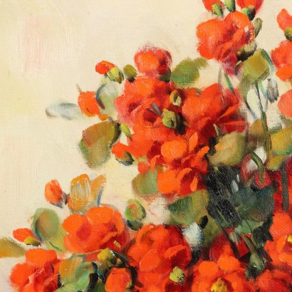 Painting by Alfio Paolo Graziani, Floral composition of red roses, Alfio Paolo Graziani, Alfio Paolo Graziani, Alfio Paolo Graziani, Alfio Paolo Graziani