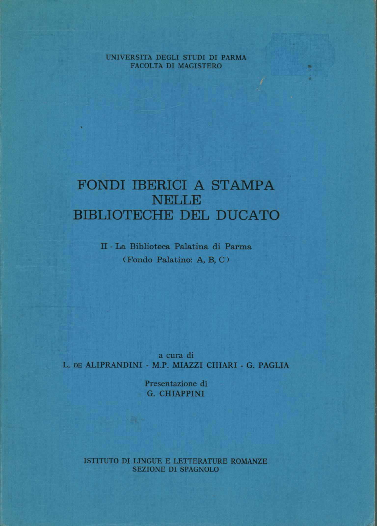 Iberian printed collections in libraries