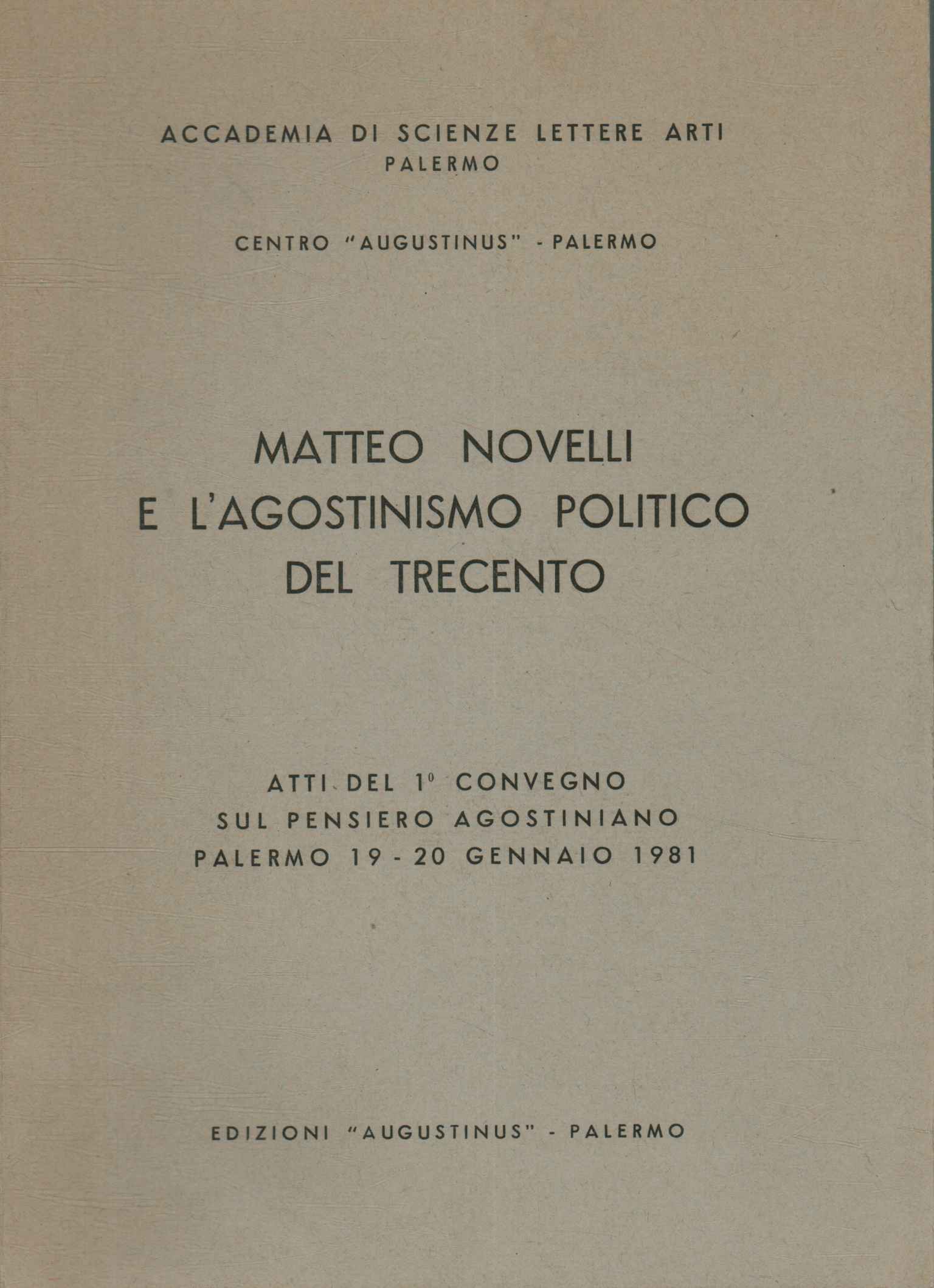 Matteo Novelli y el agustinismo