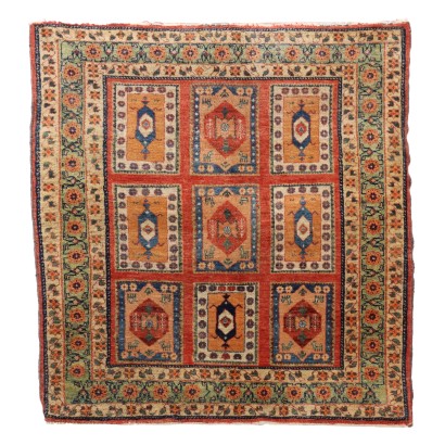 Tapis Gabbè Ancien Laine Noeud Gros Iran 115 x 106 cm