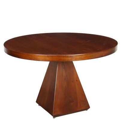 Vintage Table Saporiti Design Vittorio Introini Walnut Italy 1960s