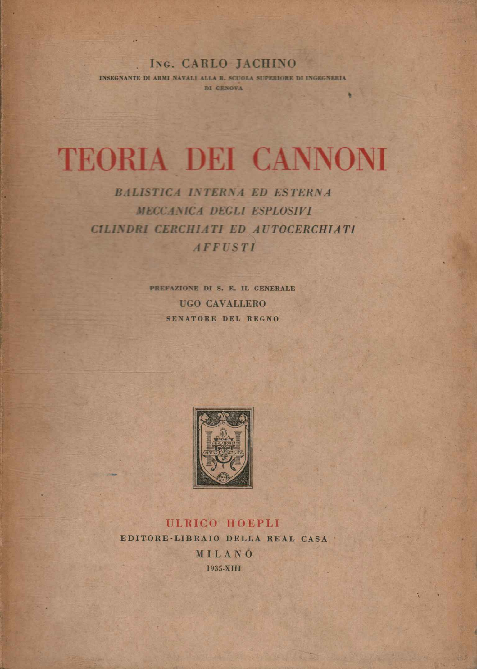 Teoria dei cannoni