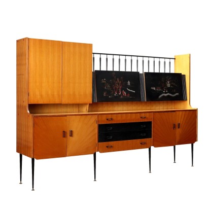 Buffet Vintage Plaqué en Érable Italie des Années 1960