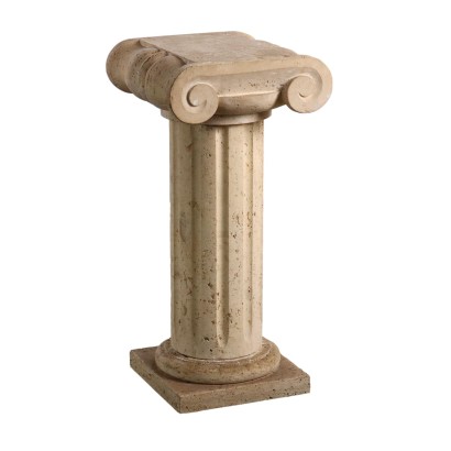 Antique Column for Vase Travertine Italy XX Century