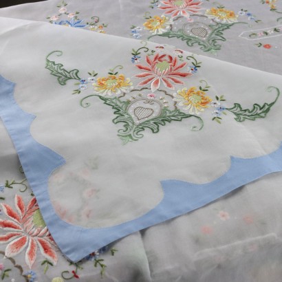 Vêtements - Blanc - Prima, Nappe avec 12 Serviettes