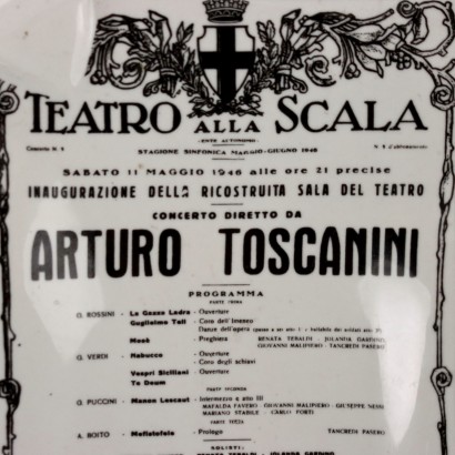 Platillo Teatro alla Scala Piero Fornase,Piero Fornasetti,Piero Fornasetti,Piero Fornasetti,Piero Fornasetti