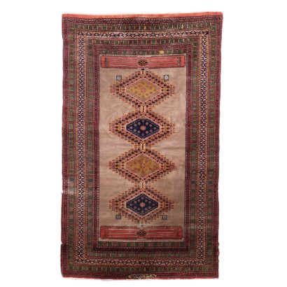 Antique Bukhara Carpet Cotton Thin Knot Pakistan 83 x 48 In