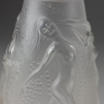 Lalique Einzelblumenvase Modell Nymphen