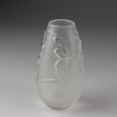 Lalique Einzelblumenvase Modell Nymphen