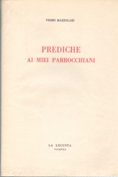 Prediche ai miei parrocchiani