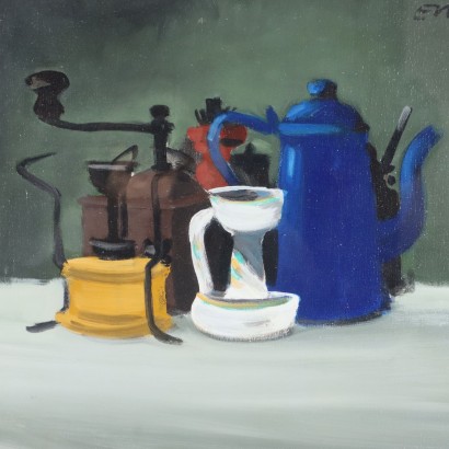 Painting by Enotrio Pugliese,Still life,Enotrio Pugliese,Enotrio Pugliese,Enotrio Pugliese