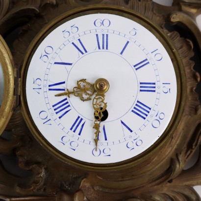 Gilded Bronze Wall Clock