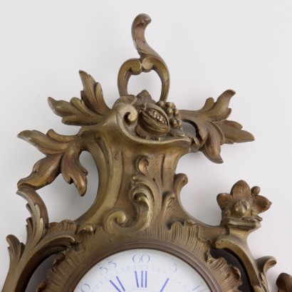 Gilded Bronze Wall Clock