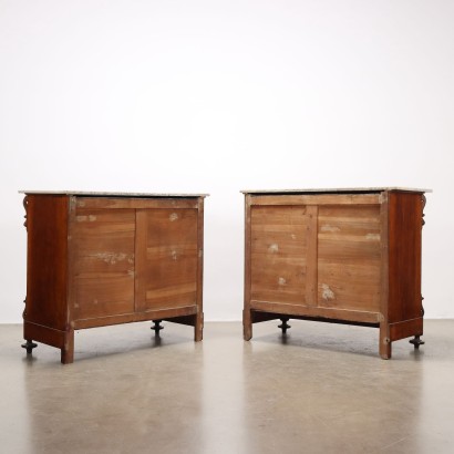 Pair of chests of drawers, Pair of Louis Philippe chests of drawers