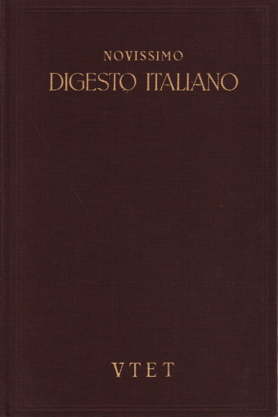 Evernew digesta italien. Volume VI: DIT-AUTOMNE, Antonio Azara et Ernesto Cluf