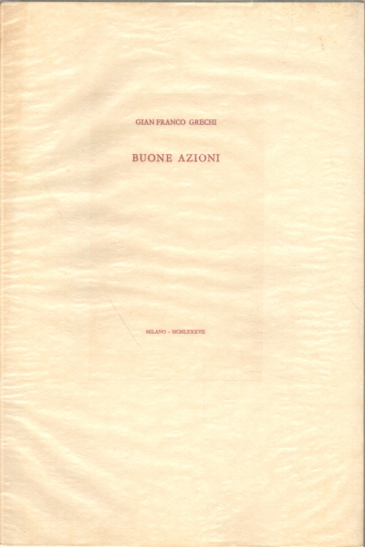 Buone azioni