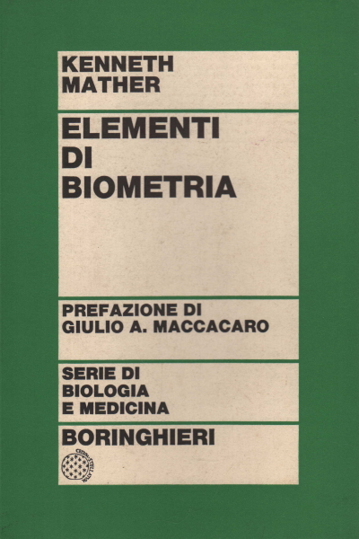 Elementos de biometría, Kenneth Mather