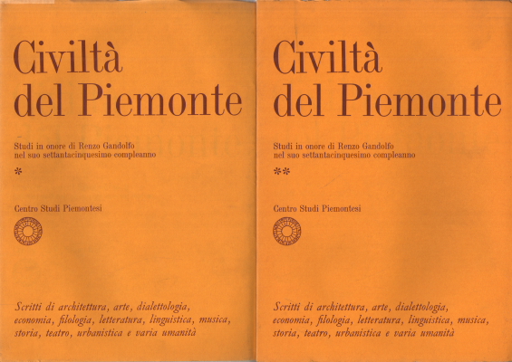 Civilizations of Piedmont (2 vols.), Gianrenzo P. Clivio Riccardo Massano