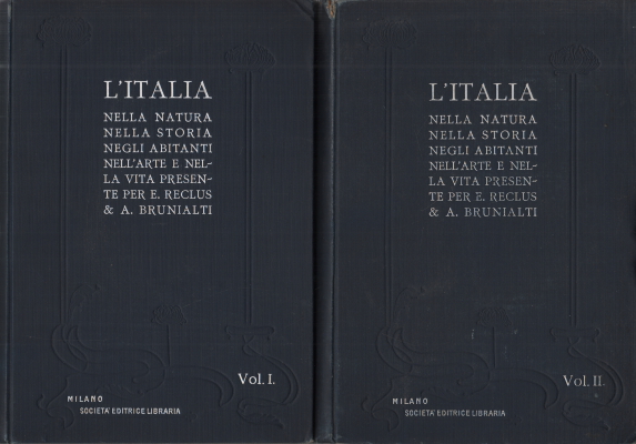 Italien in der Natur in der Geschichte der Einwohner, Jacques Elisée Reclus Attilio Brunialti