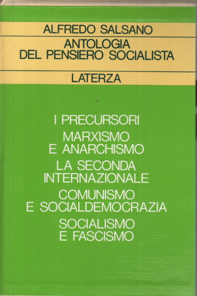 Antologia del pensiero socialista (7 volumi), Alfredo Salsano