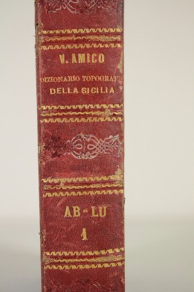 Diccionario Topográfico de Sicilia Volumen Primero, Vito Amico